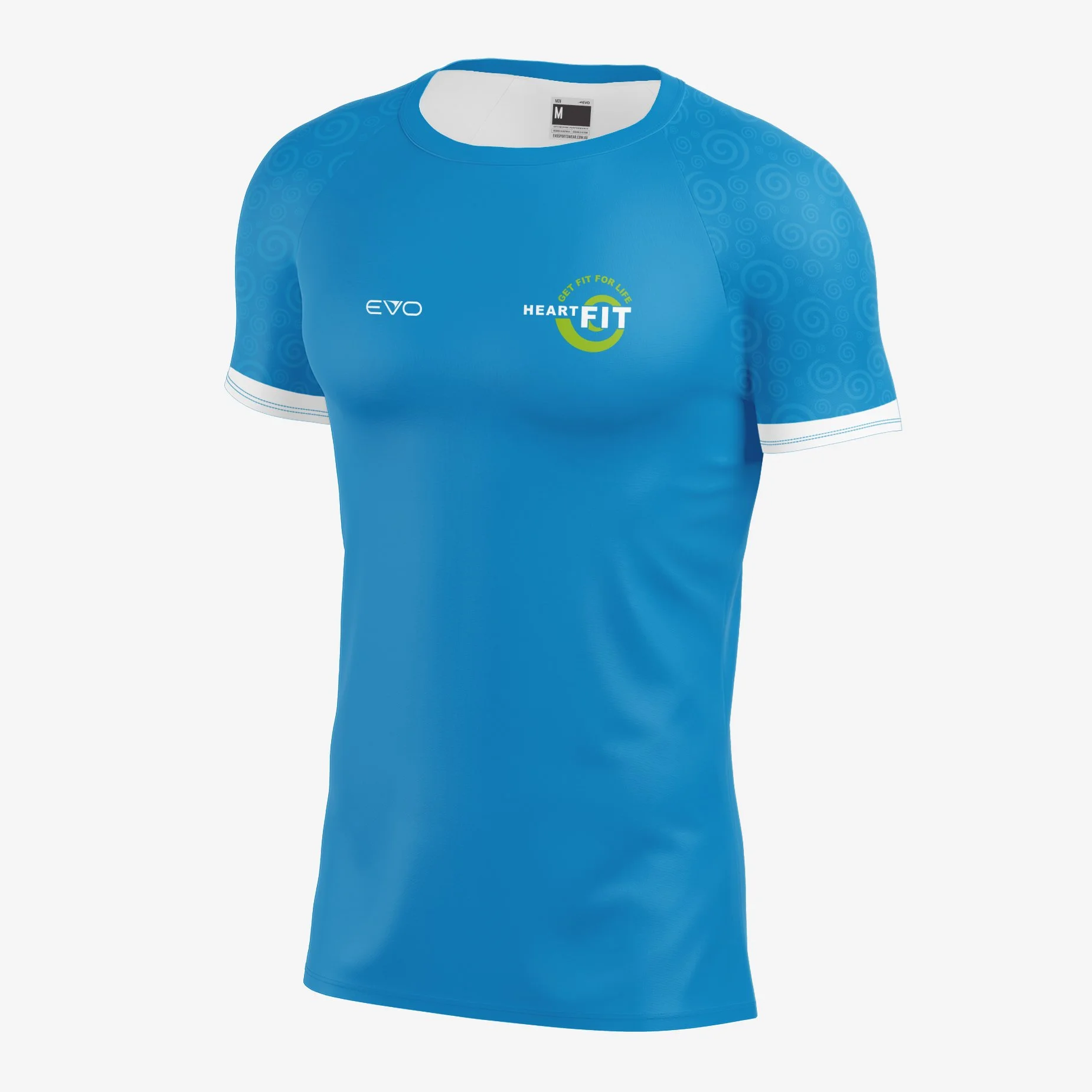 Heart Fit Unisex Full Custom PRO Tee (Blue).