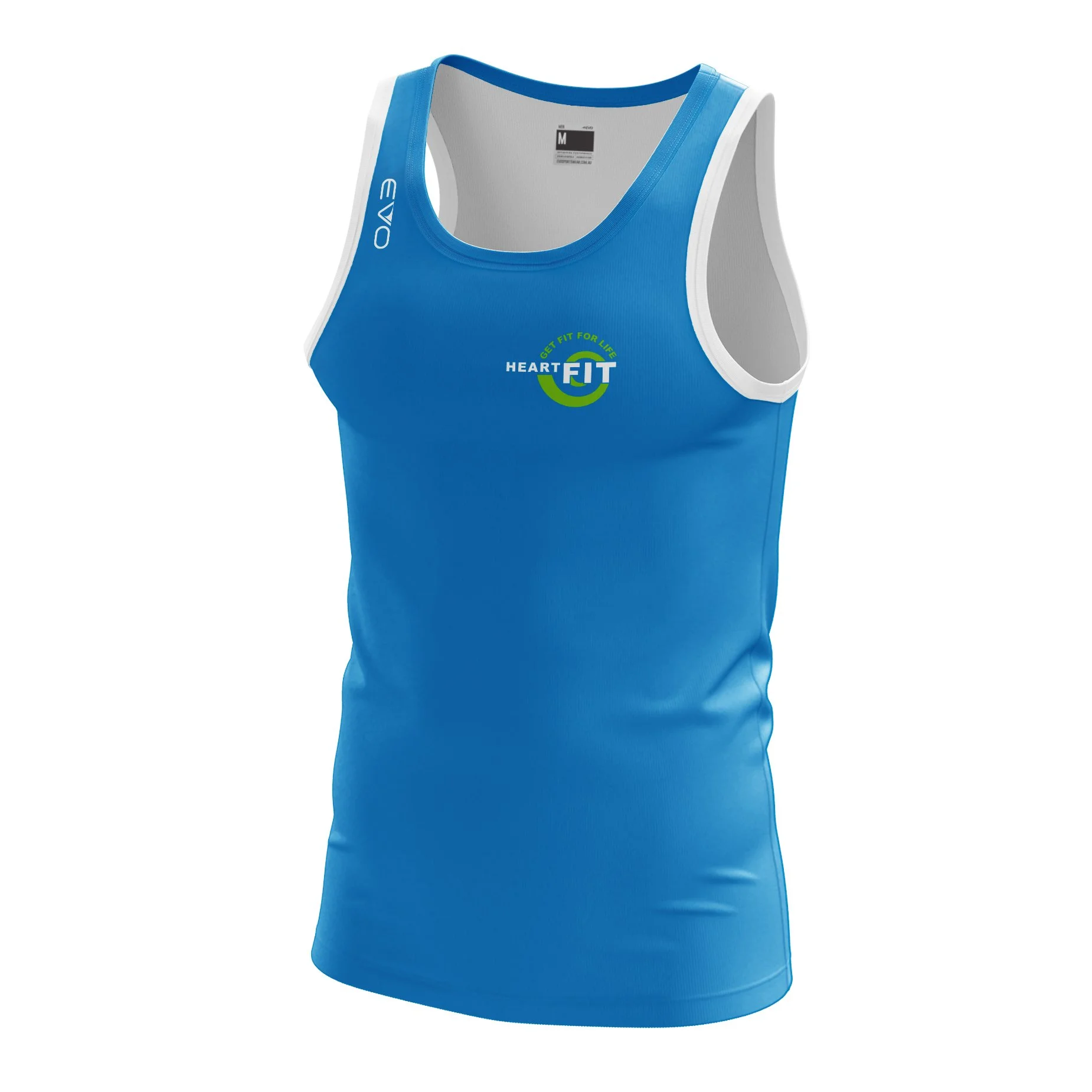 Heart Fit Unisex Full Custom PRO Standard Singlet (Blue).