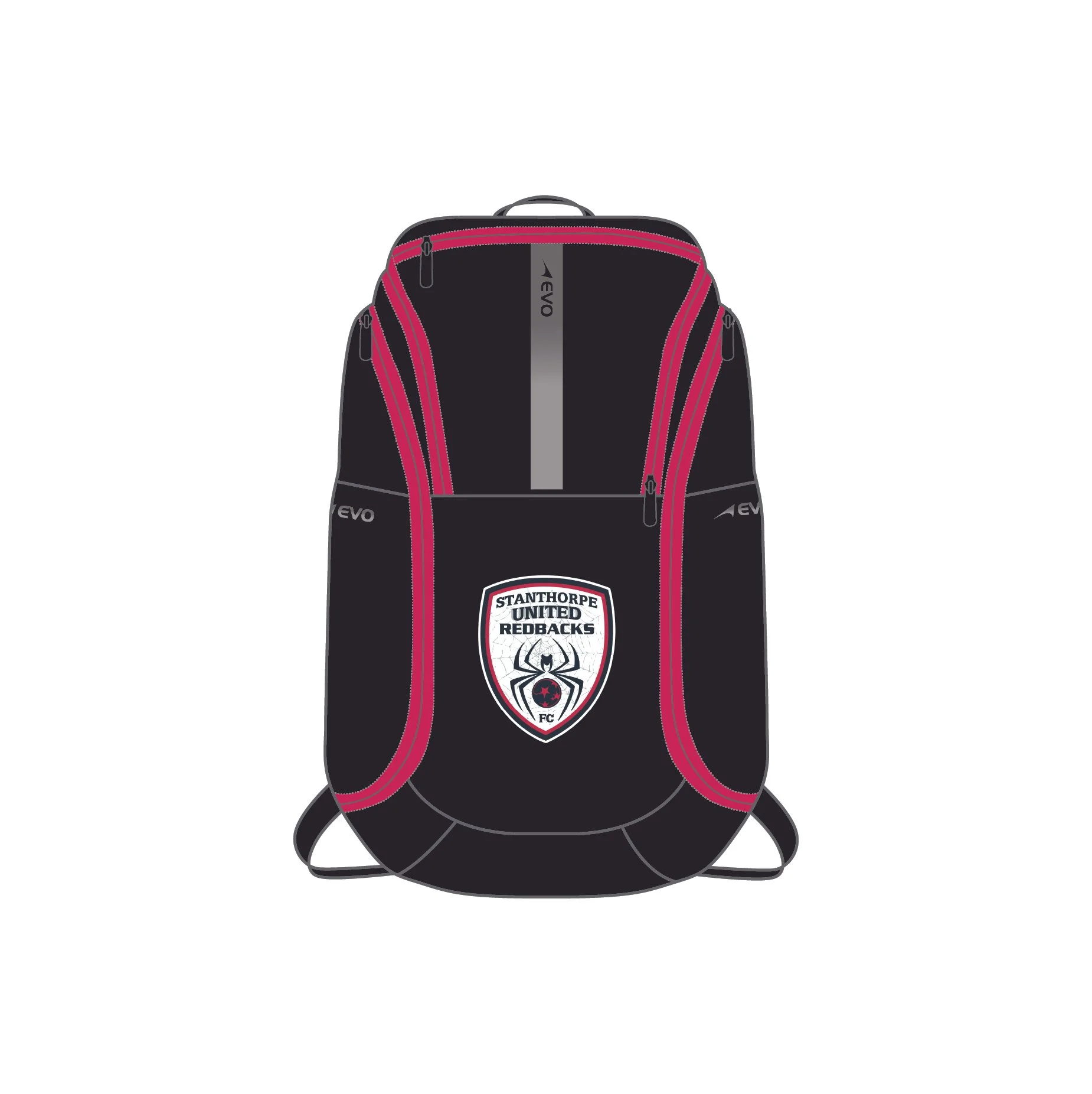 Stanthorpe United Event 30lt Backpack (Black + Club Print).