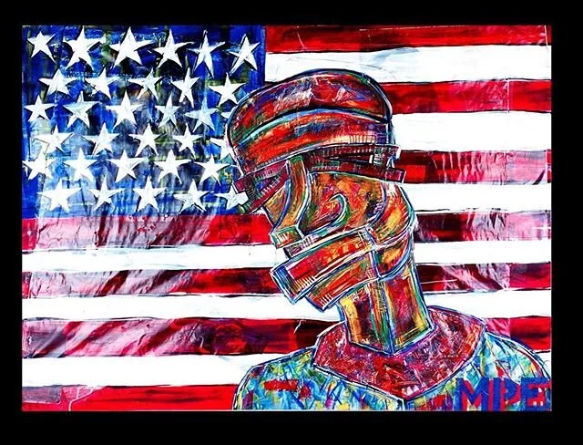 I painted this in 1999, but today seems like as good a day as any to post it.
.
56&rdquo; x 42&rdquo;
Acrylic and collage on canvas
.
#mpeart #matthewehrmann #artistsoninstagram #signgeeks #signsunited #artcollections #artreview #artcontemporary #ame