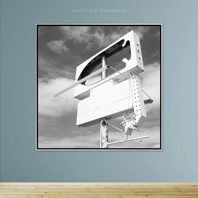 Normally I don&rsquo;t present images in black and white, but for this one, I think it kinda worked. I have not been able to figure out what this sign was originally for, but if any of my sign community detectives have information, I would be very ha