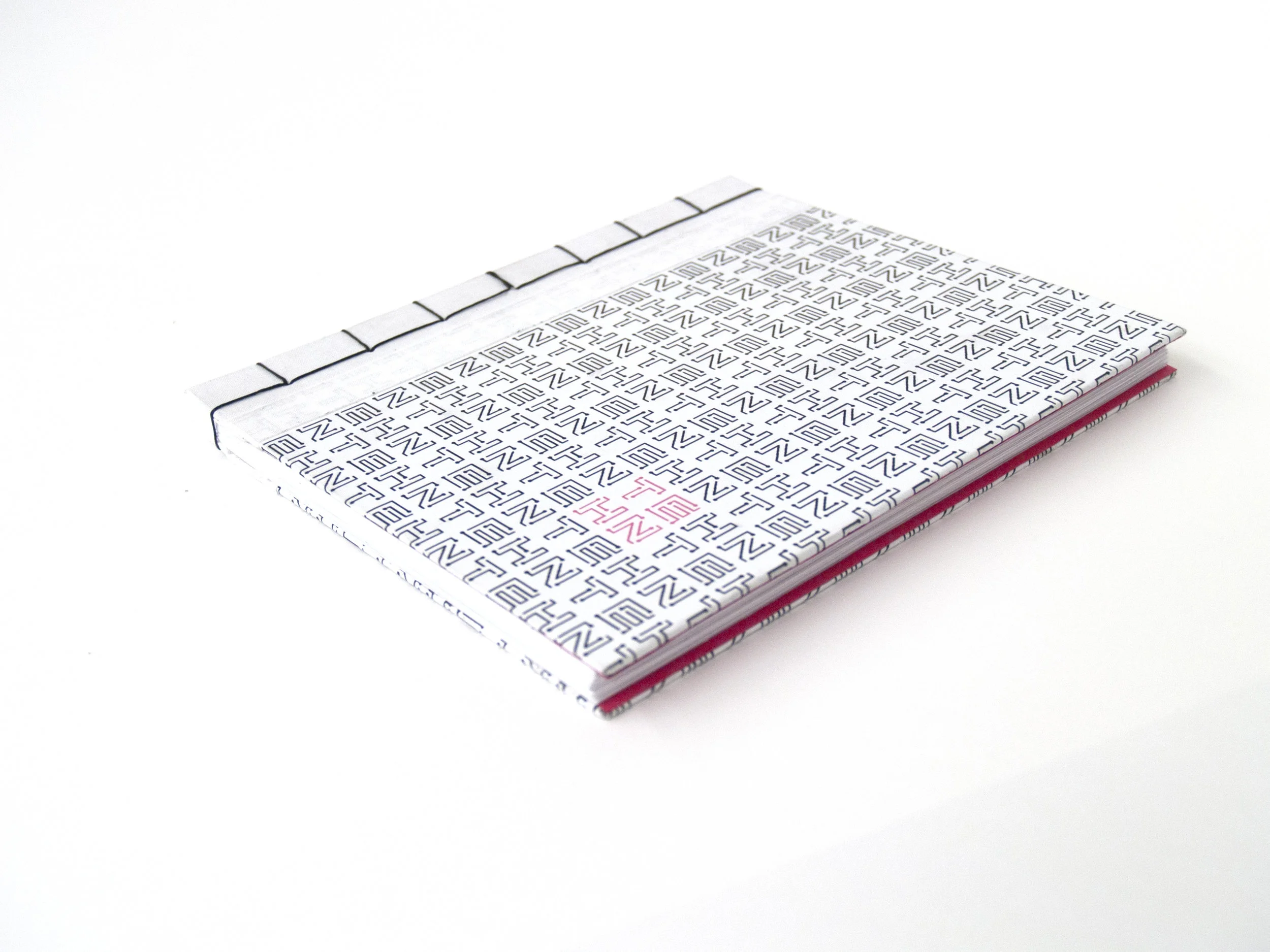 Hand-bound thesis.