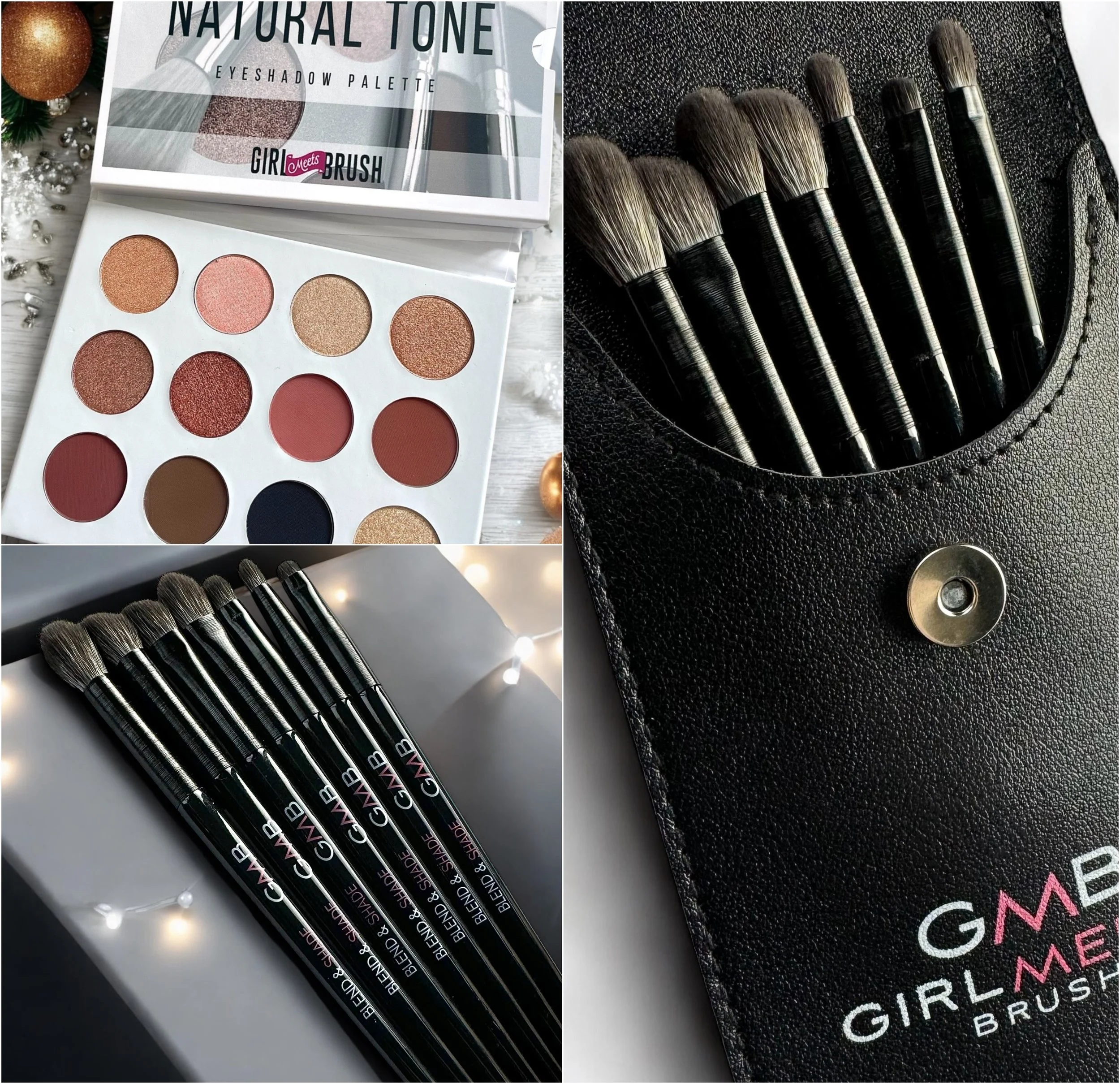 [Bundle Offer] Blend & Shade Brushes with Nude Tone Palette Gift Set