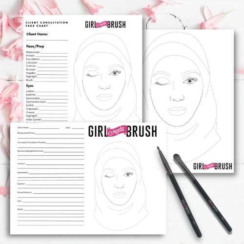Girl Meets Brush Face Chart Bundle