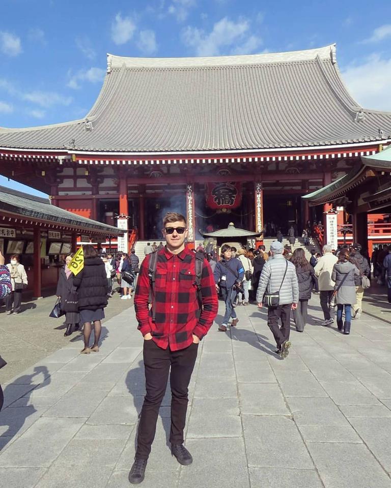 I thought this photo of me hanging out at senso-ji temple (japan) was much nicer than one of me sweating over a barbell