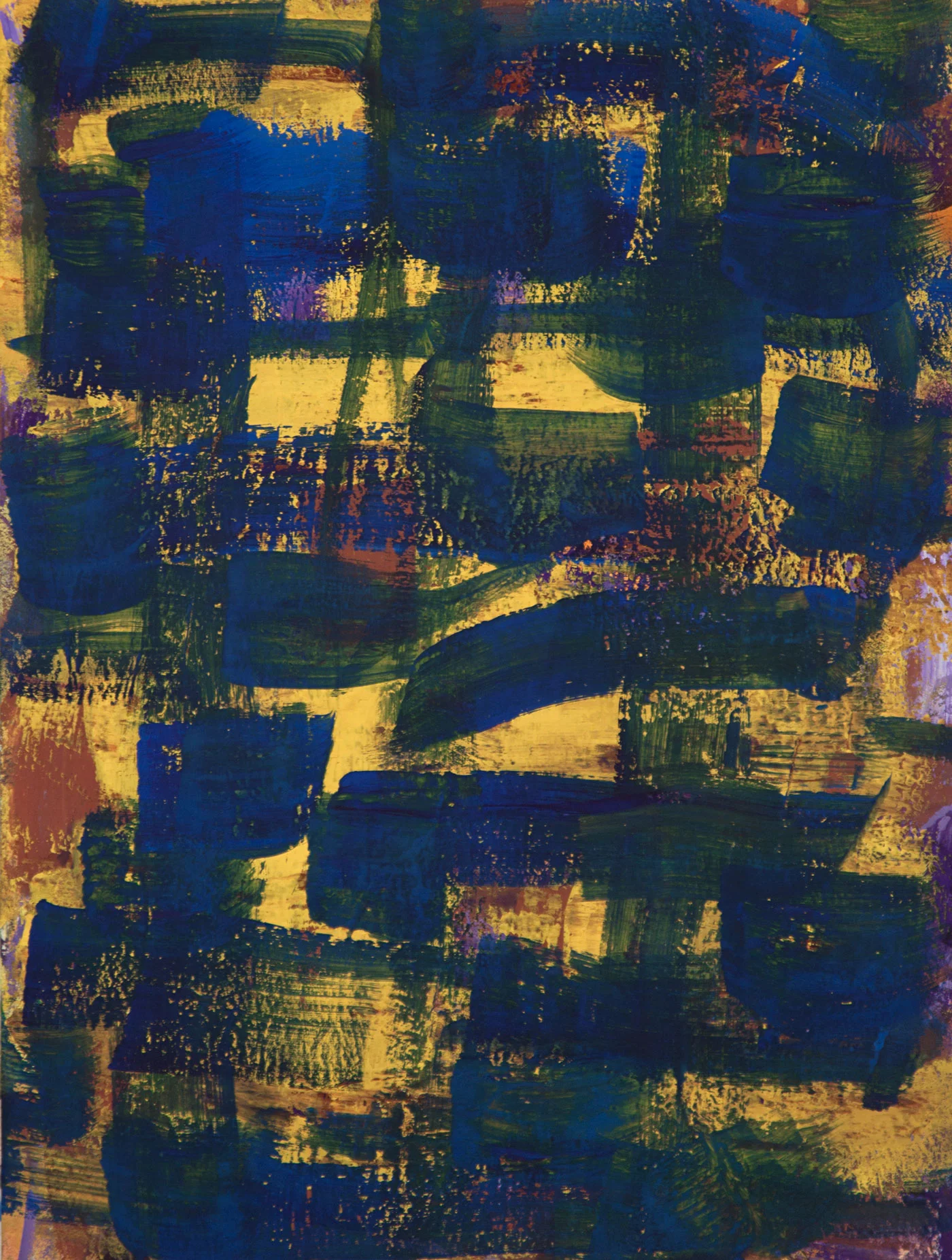 Crosshatch 29 , 2012 casein on Arches 12 x 9 in.