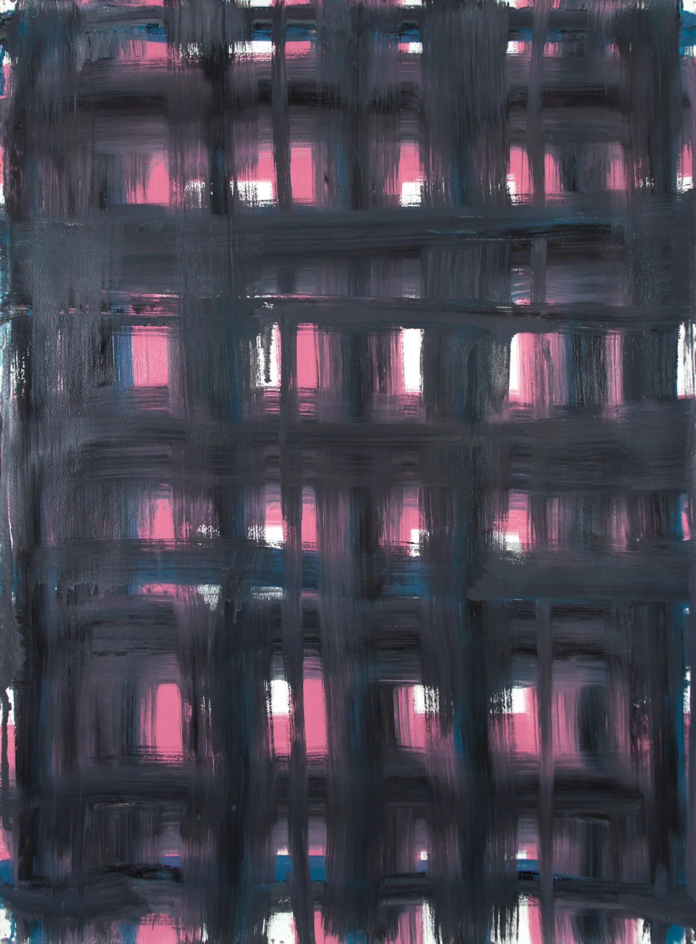 Cross Section 4 , 2013 oil stick on paper 30 x 22 in.