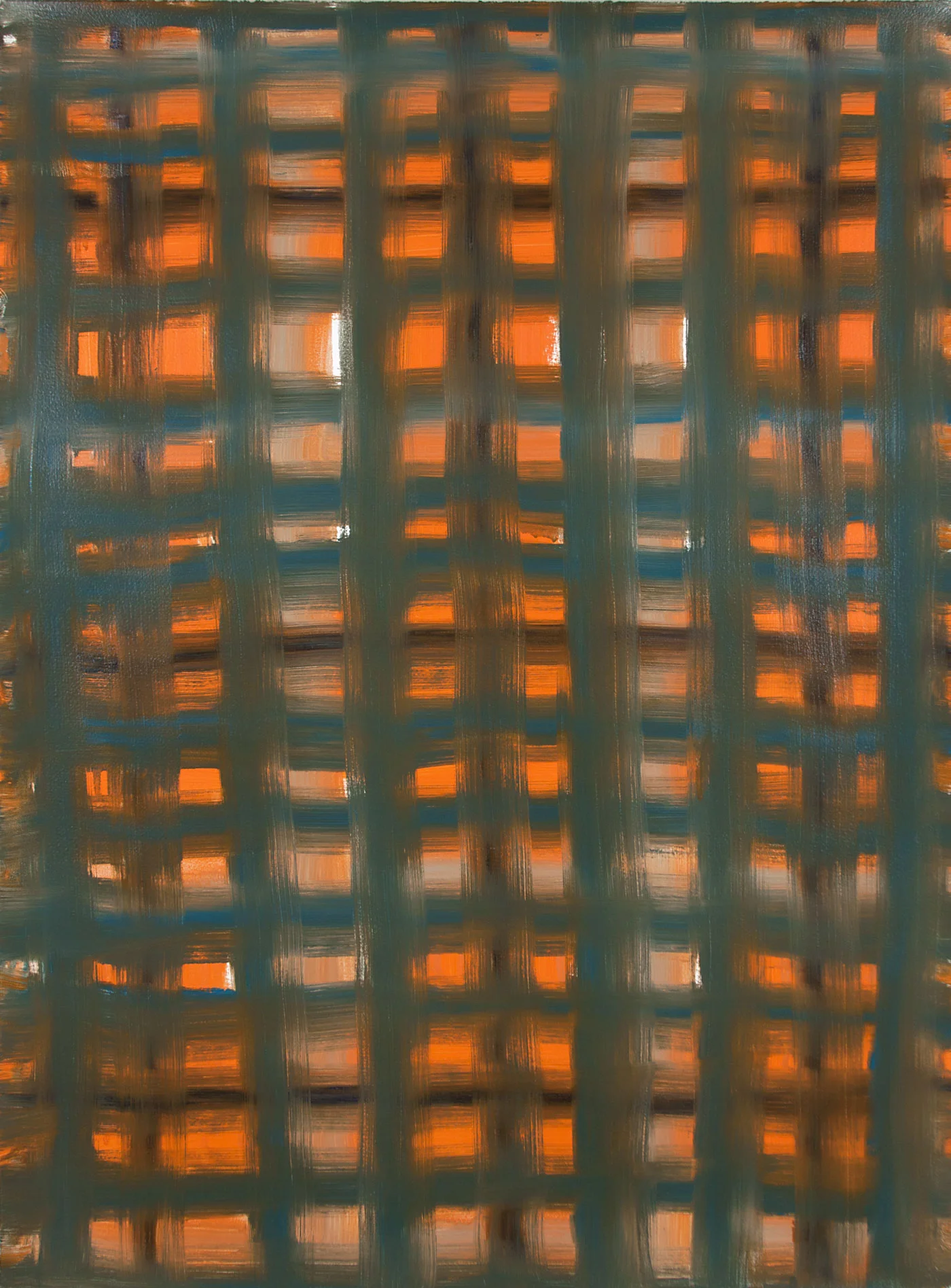 Cross Section 7 , 2013 oil stick on paper 30 x 22 in.
