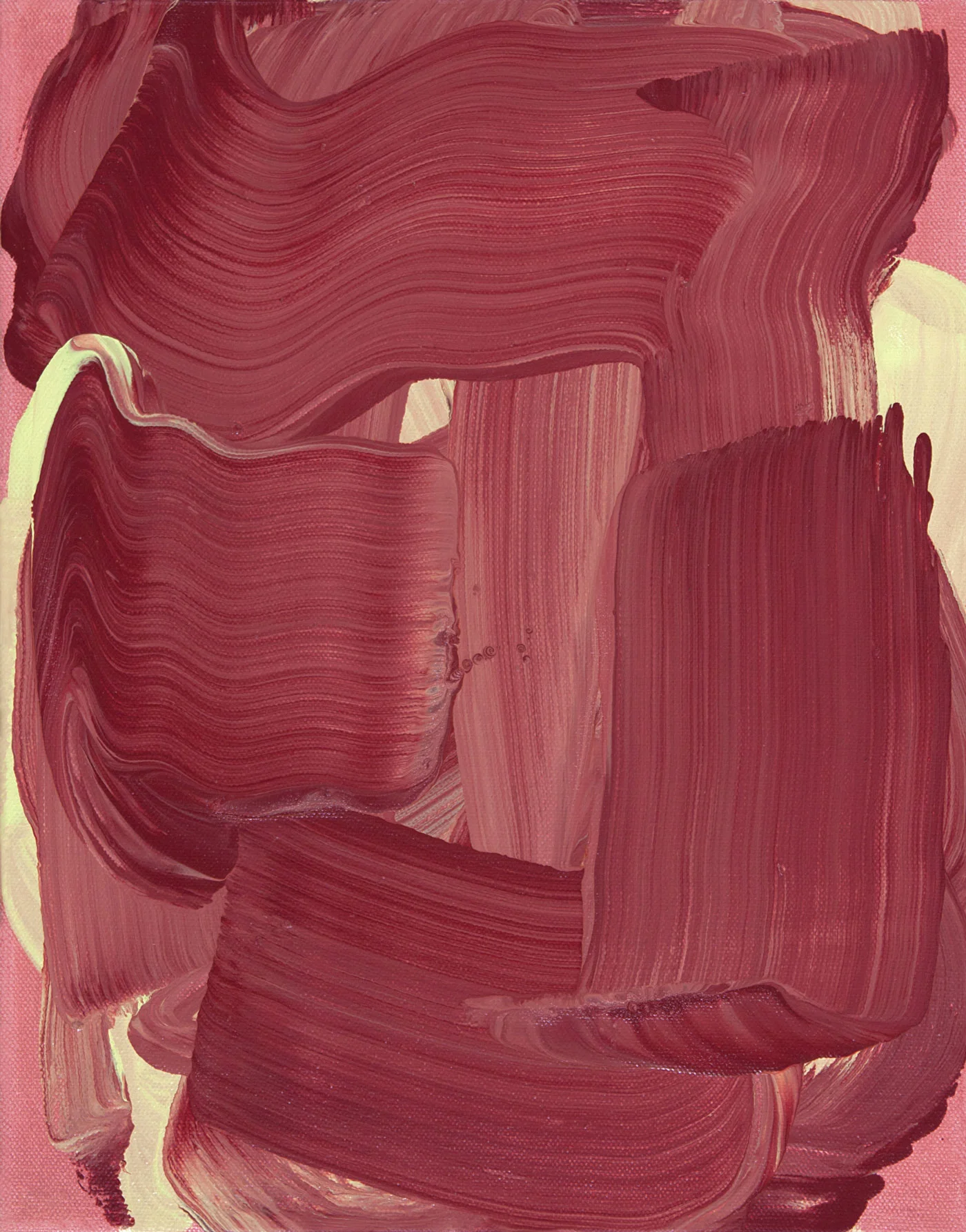 Swash Squared , 2014 oil on canvas 14 x 11 in. Private Collection