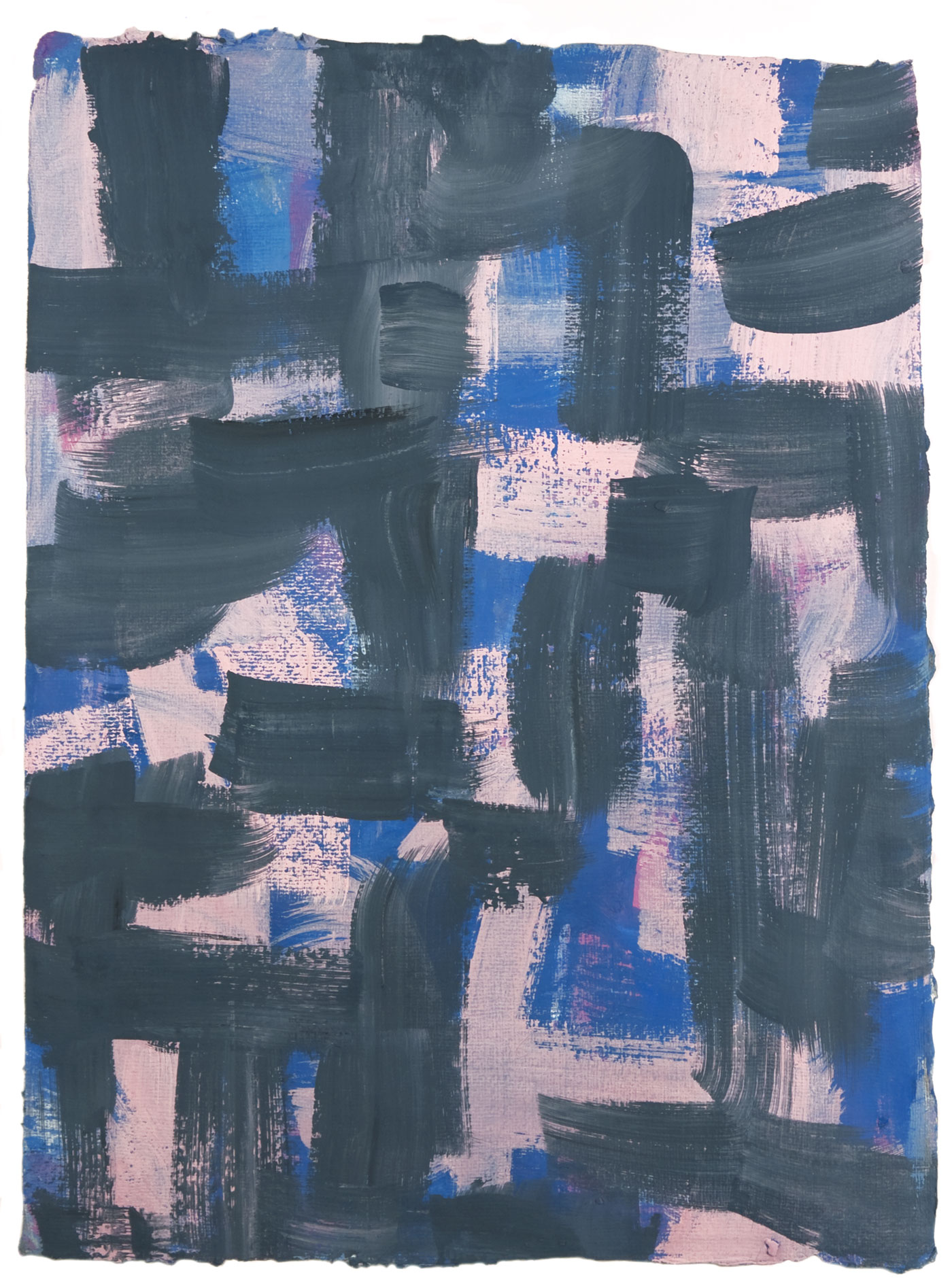 Nantucket 6 , 2011 casein on cotton rag paper 16.5 x 12.25 in.