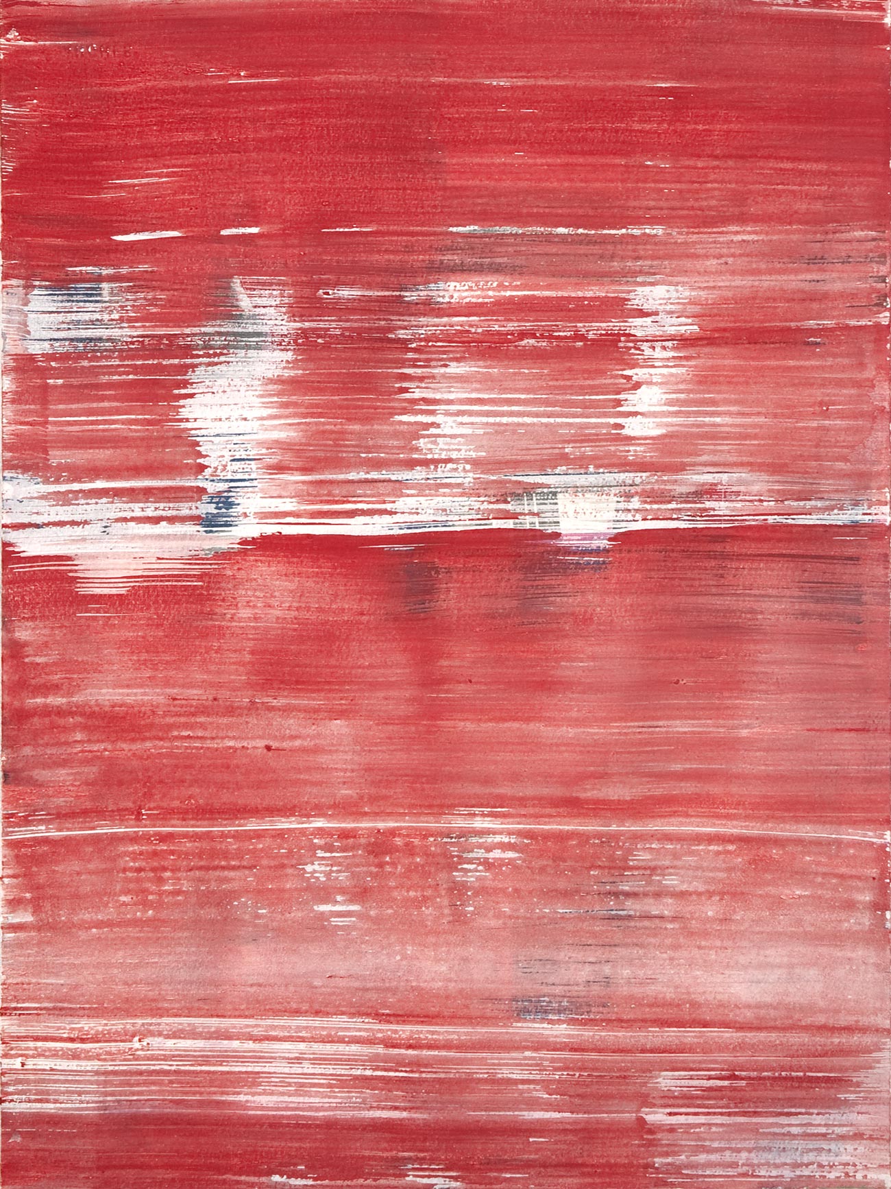Schist 9, 2011 casein on paper 15 x 11 in.