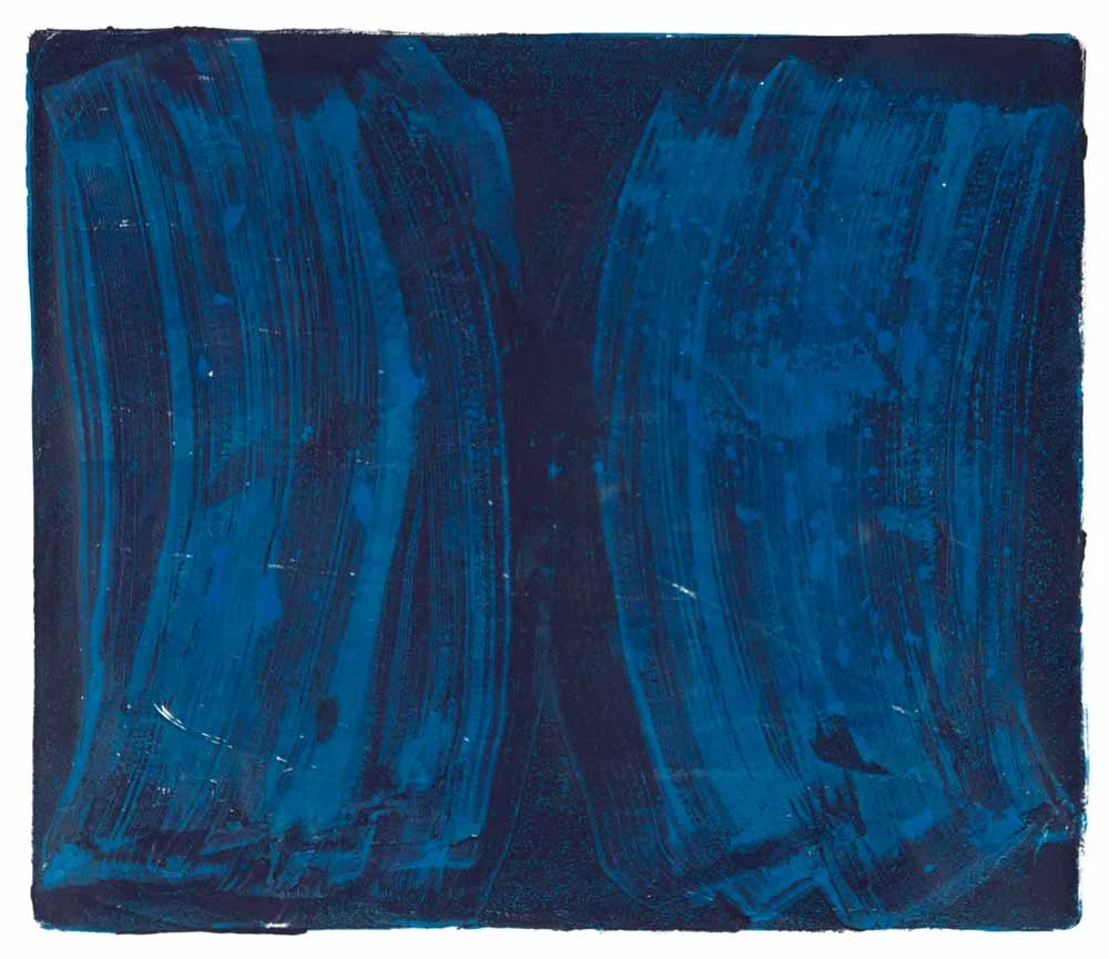 Ribs 3, 2017 Monotype Image 12 x 14 in. Sheet 16 x 18 in. Available at Zeuxis: https://zeuxis-art.com/en/paintings/2813-ribs-3.html