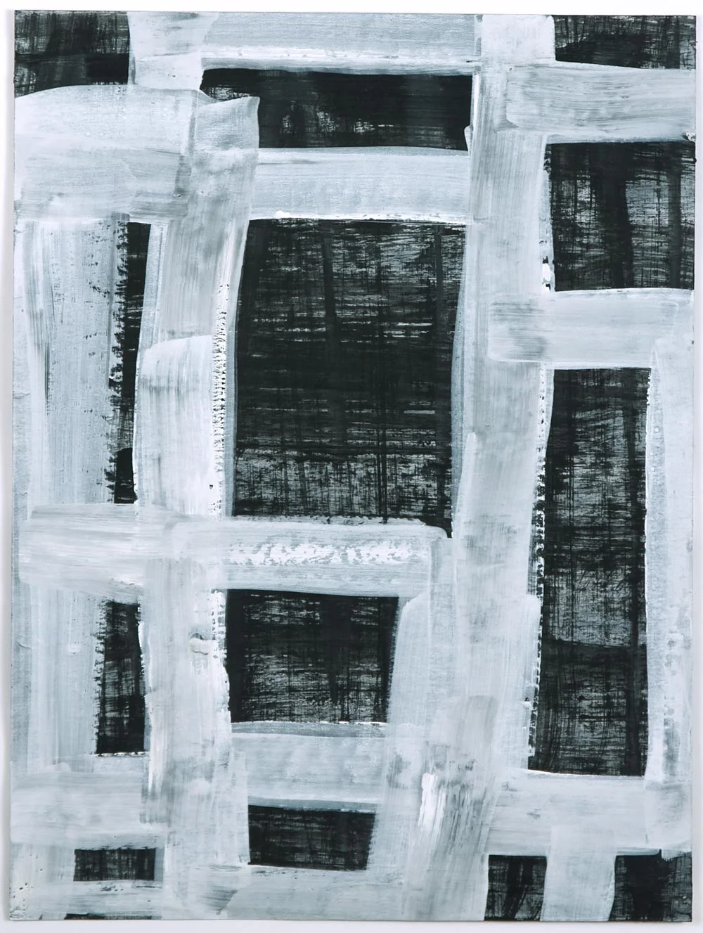 Hopscotch 1 , 2011 casein on Arches paper 11.25 x 9.25 in.