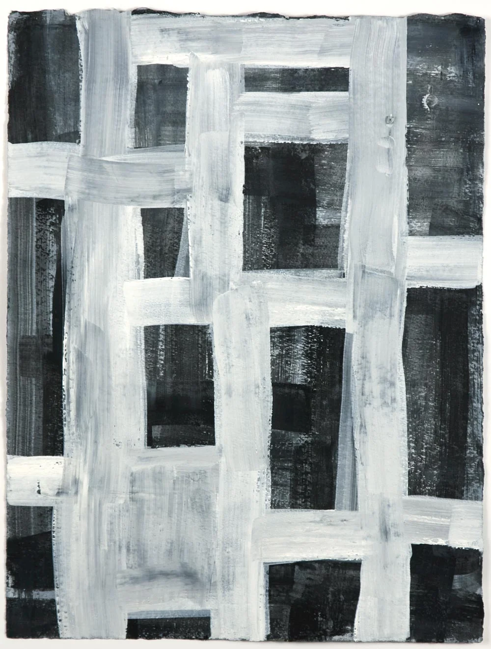 Hopscotch 6 , 2011 casein on Arches paper 11.25 x 9.25 in.
