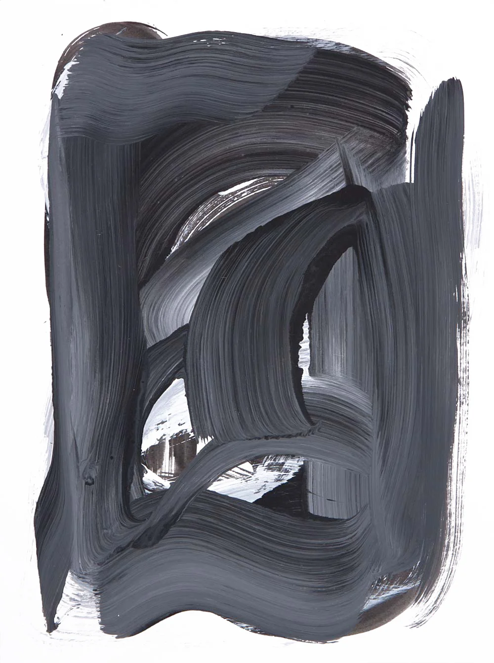 Wiseguy 5 , 2017 Acrylic 12 x 9 in.