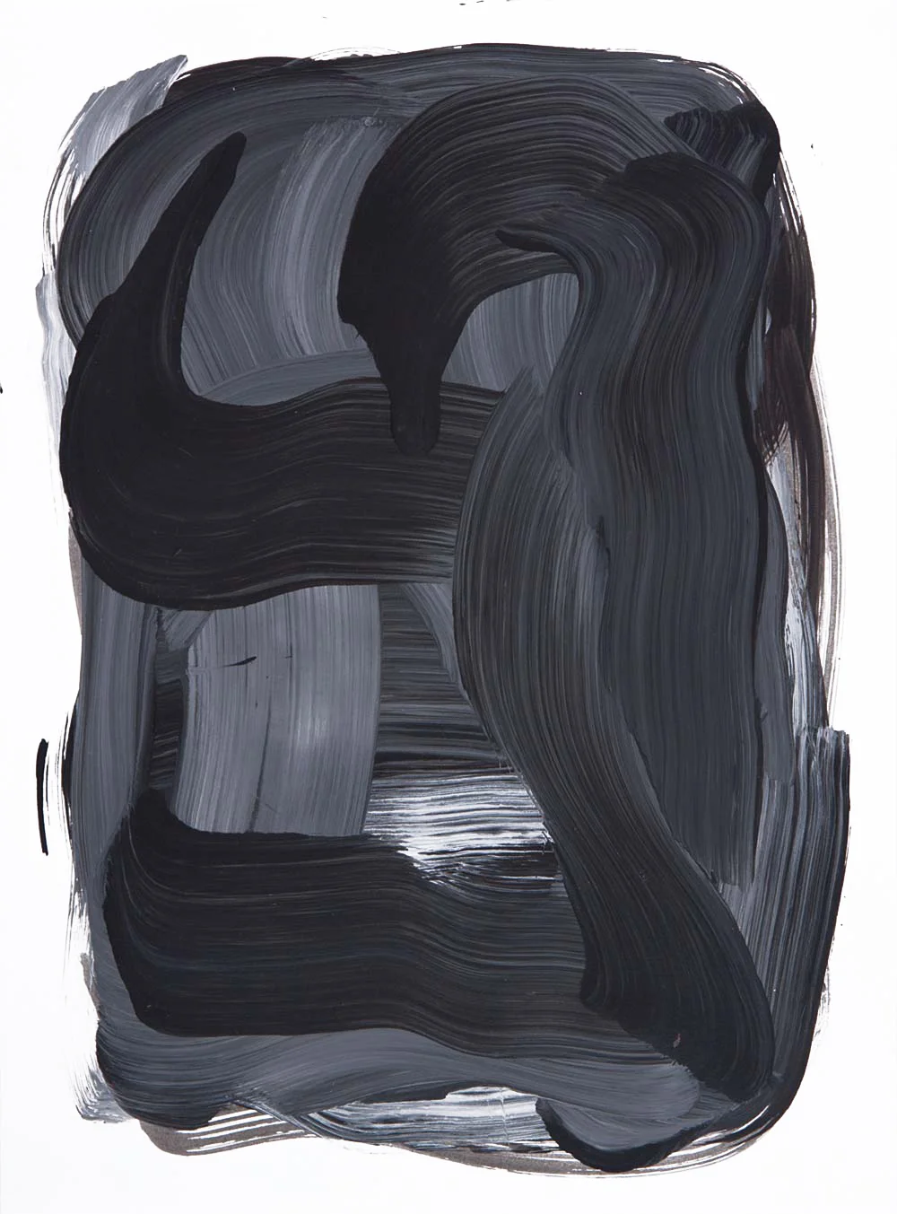 Wiseguy 4 , 2017 Acrylic 12 x 9 in.