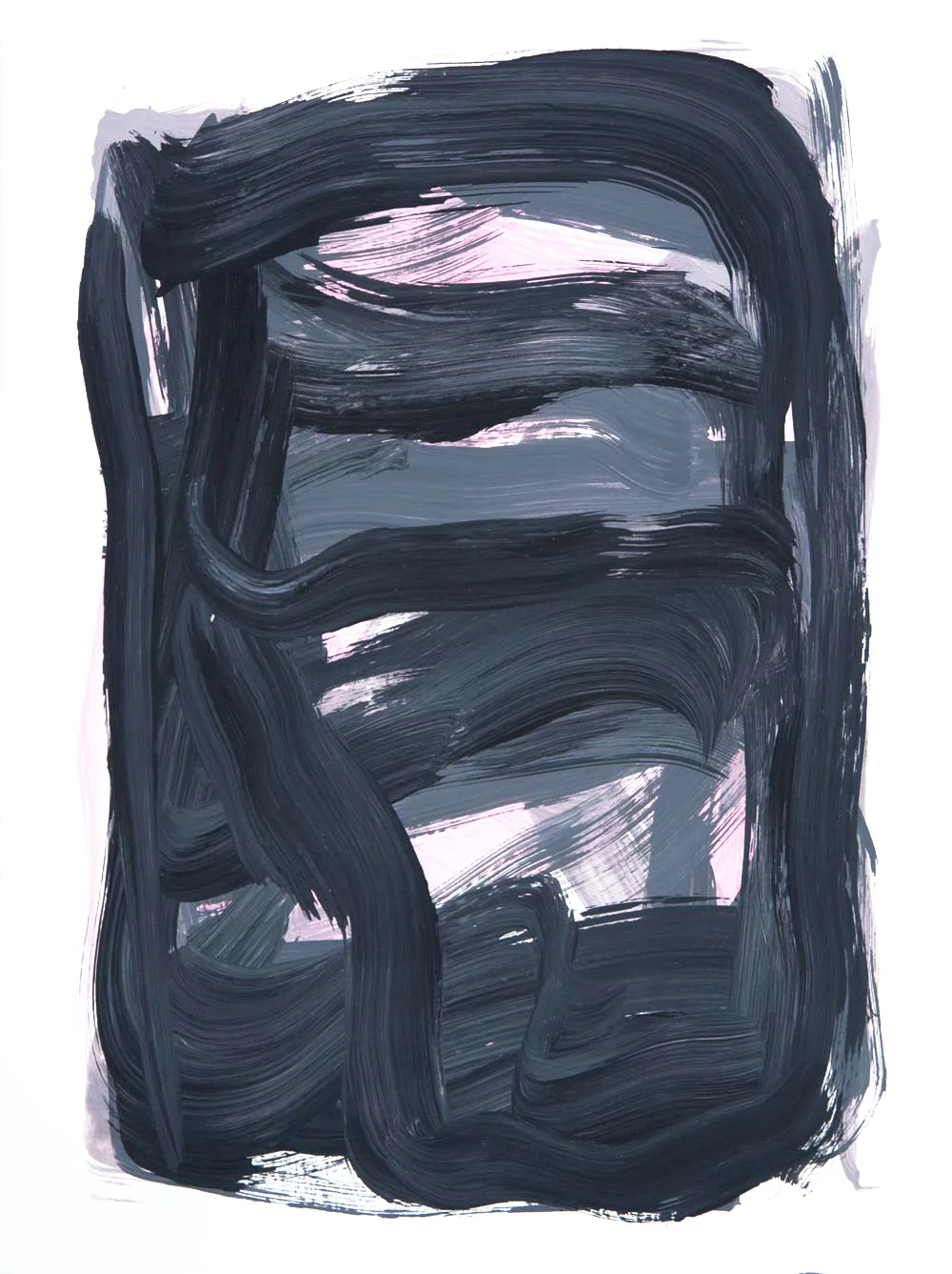 Wiseguy 10 , 2017 Acrylic 12 x 9 in.