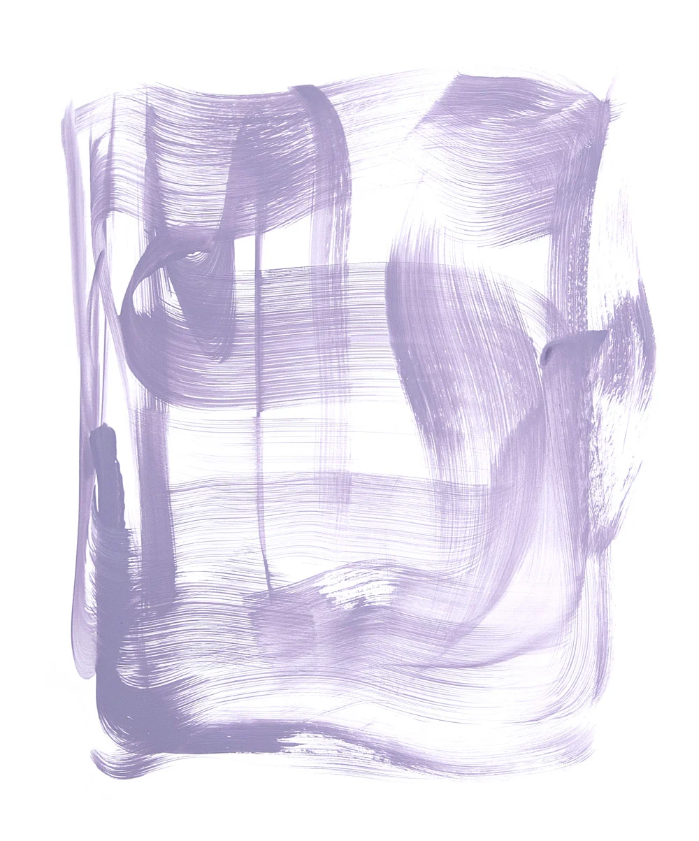 Winter Weave 3 , 2018 Acrylic 17 x 14 in. sheet 14 x 11 in. image