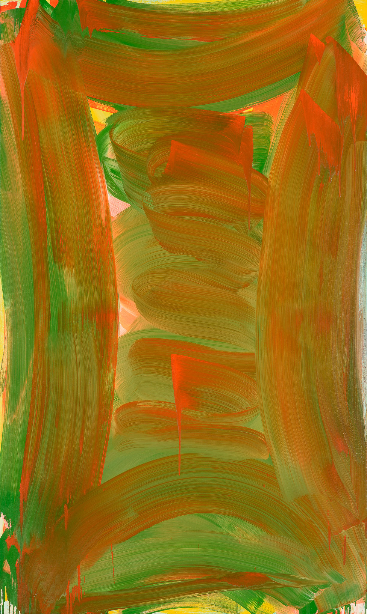   Tall Vault , 2015 oil on canvas 60 x 36 in. 