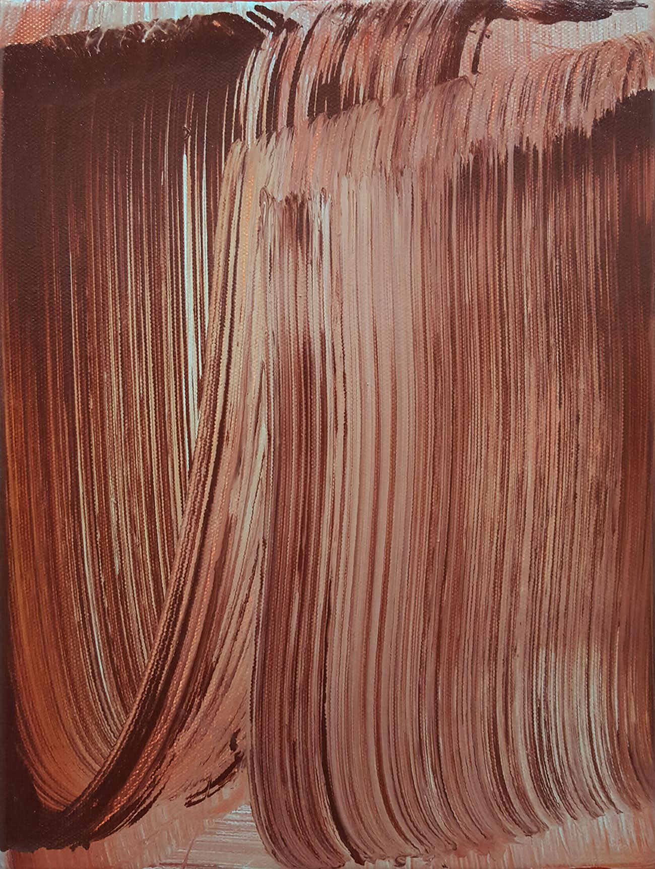   Rainy Swipe , 2015 oil on canvas 12 x 9 in. 
