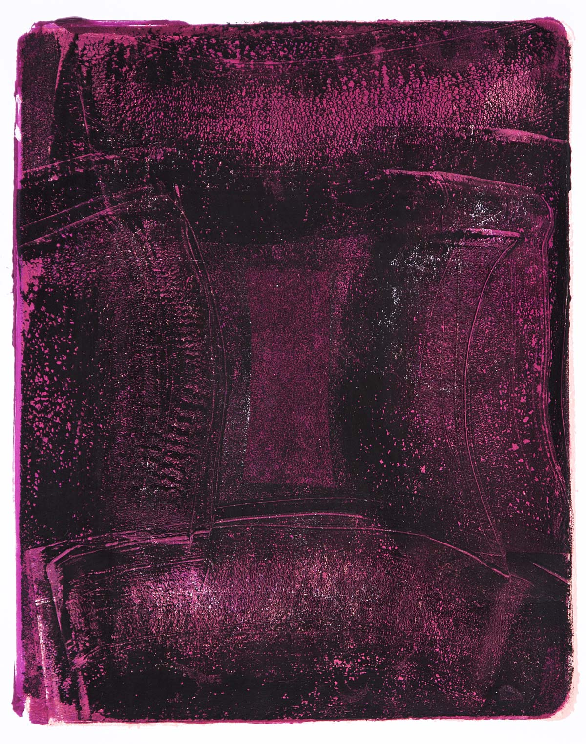  Arcs 69, 2016 Monotype 11 x 8.5 in. 