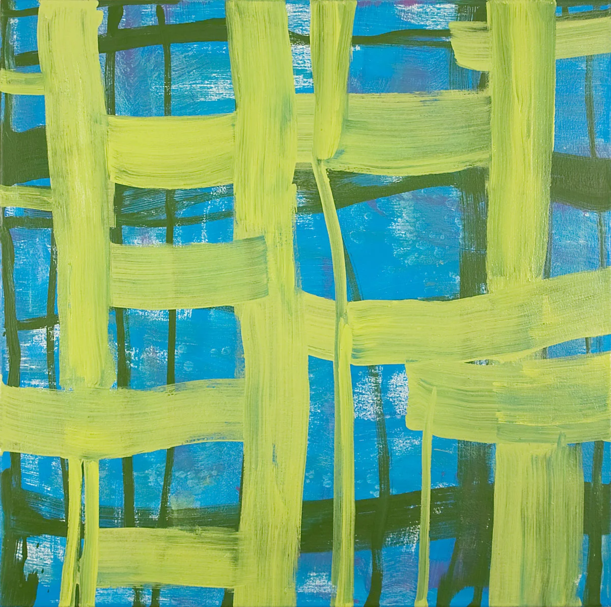 Thick and Thin , 2010 oil on canvas 24 x 24 in.