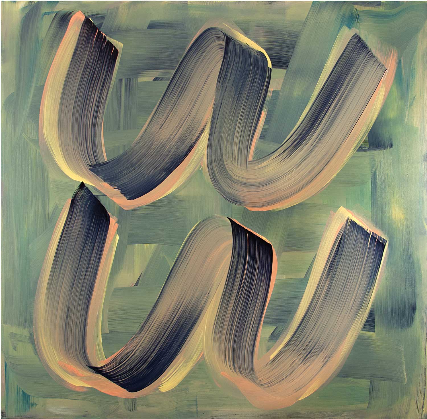Double Dutch , 2019 oil on canvas 53 x 54 in.