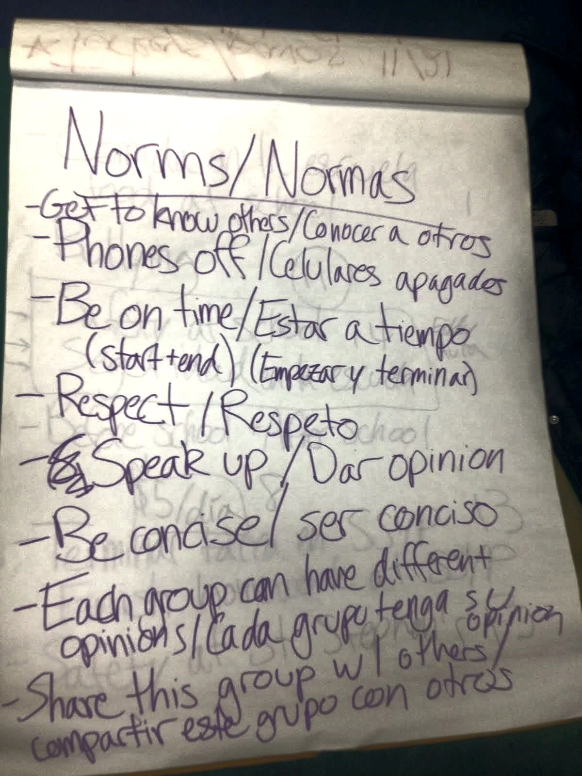 Parents take ownership by creating their group norms