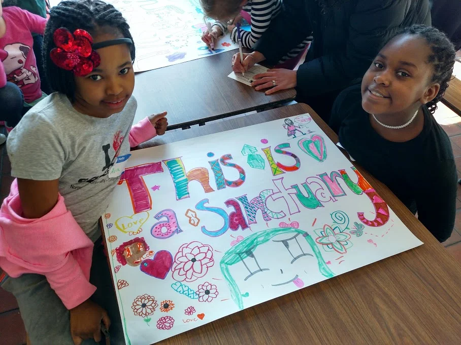 Friends of all ages participated in the Day of Action