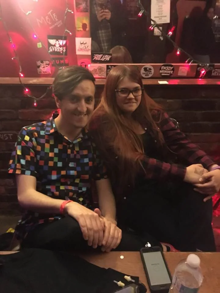 My childhood friend B came to the show!