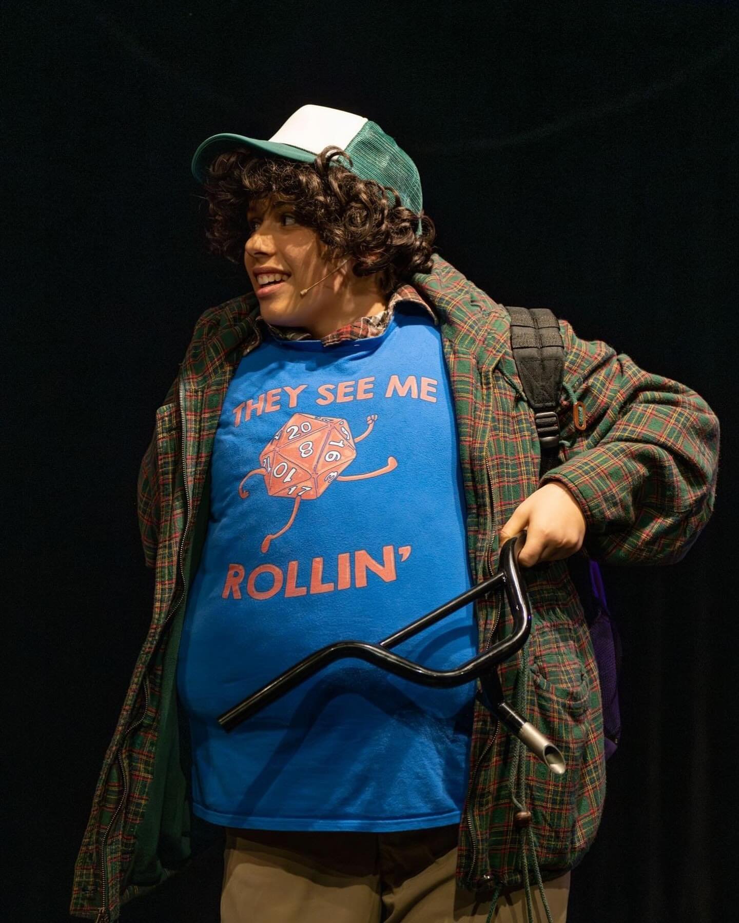 What does Dustin stash in his backpack? Come find out this weekend!