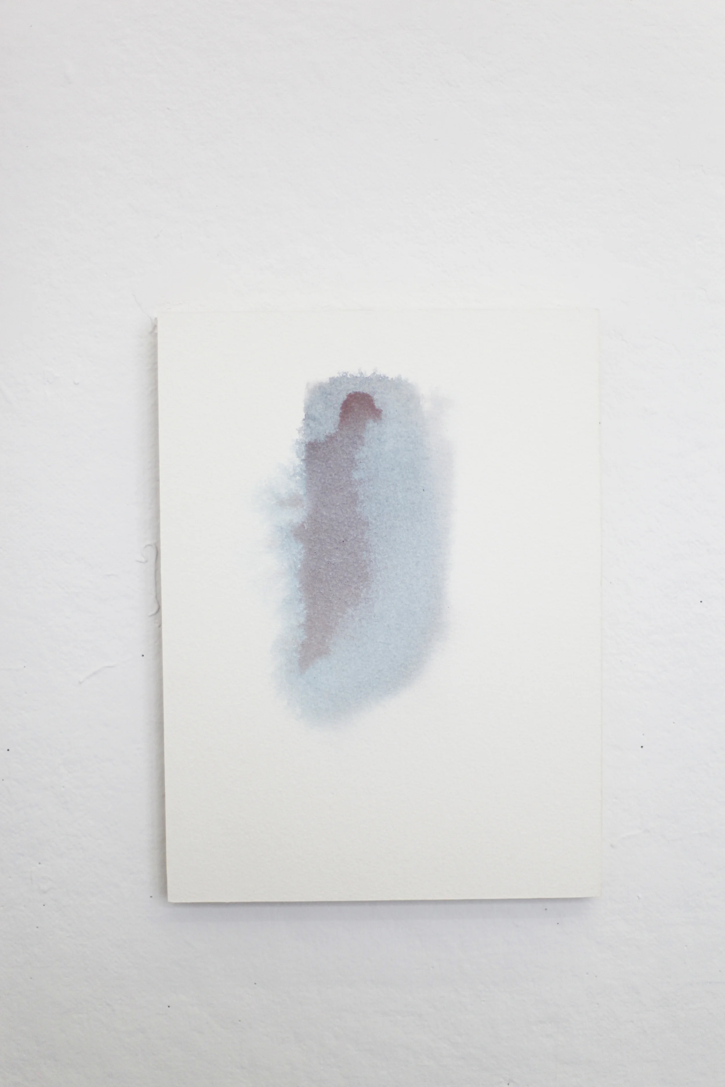 Print from Small Monster Template no. 3 watercolor on paper 12" x 9"