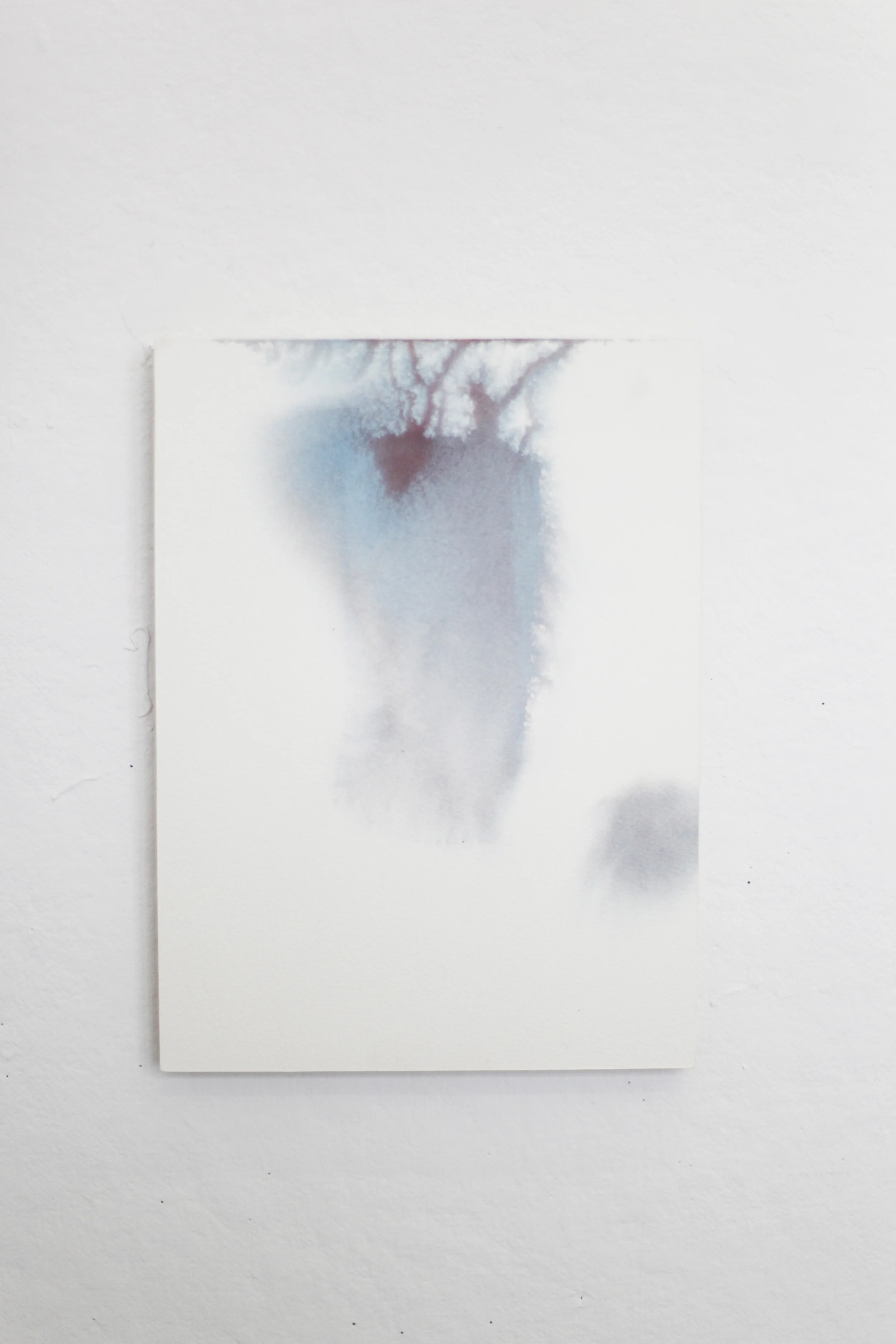 Print from Small Monster Template no. 9 watercolor on paper 12" x 9"