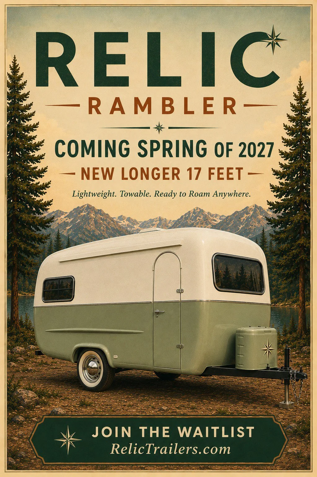 Rambler Relic Trailer 2026 Specs & Features
