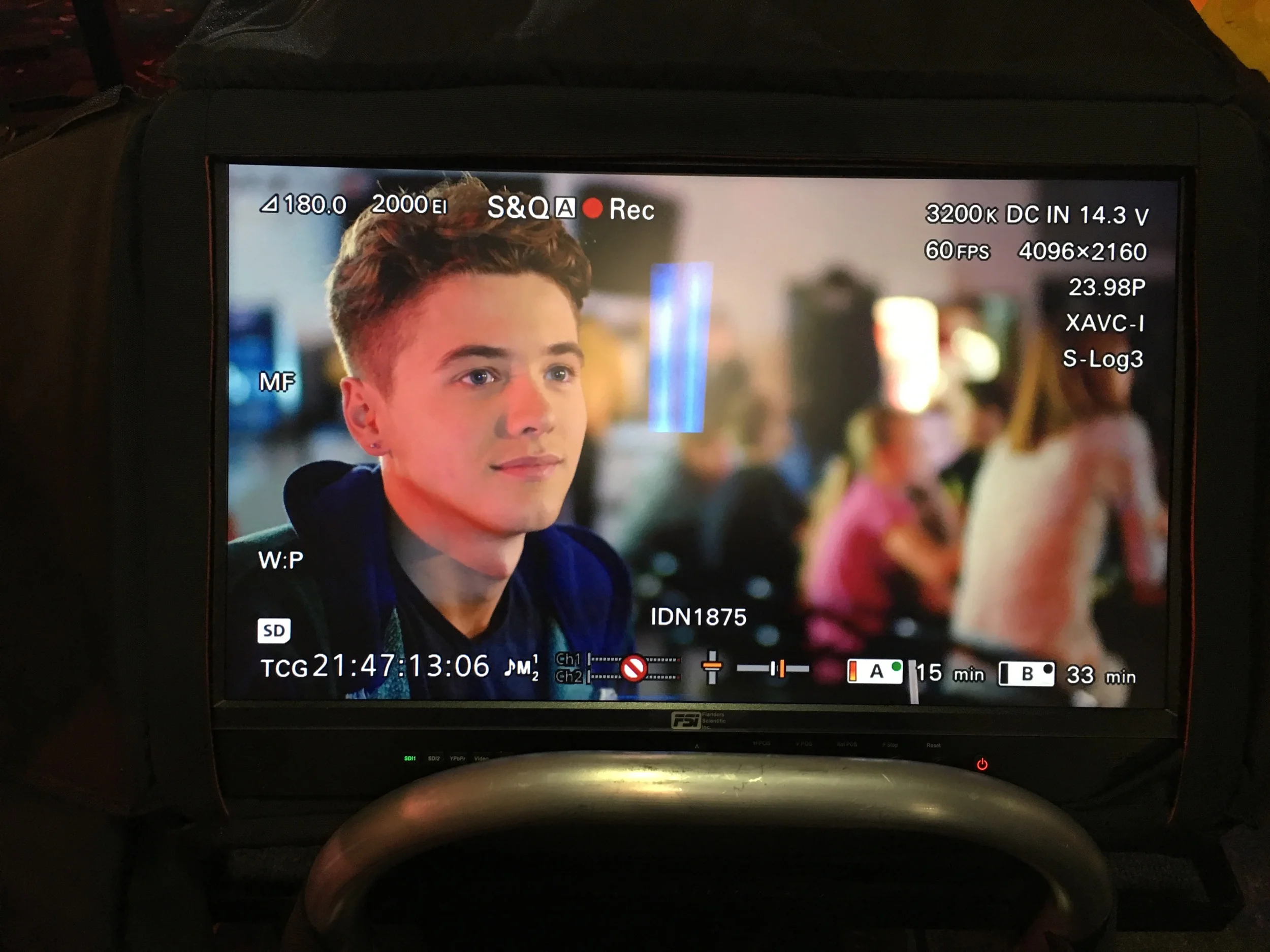 Behind the scenes for the Iowa Donor Network TV Spot