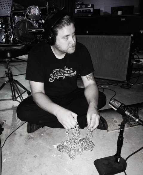 Jon trying to perfect the chain sound