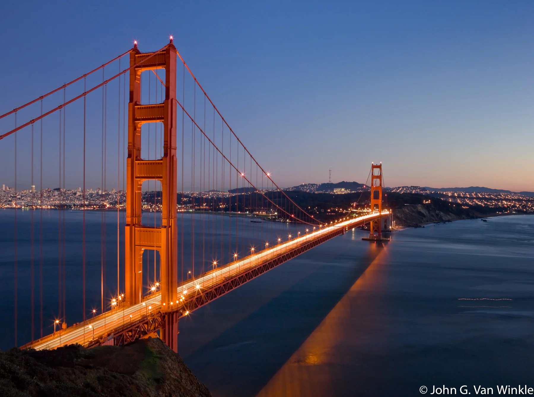 Golden Gate at Sunset