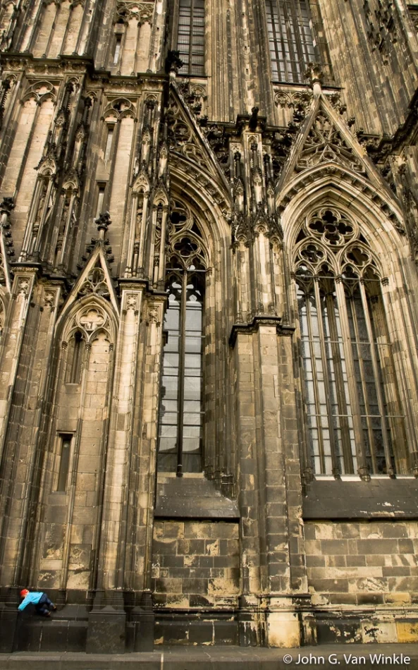 Climbing the Cathedral, Cologne, Germany
