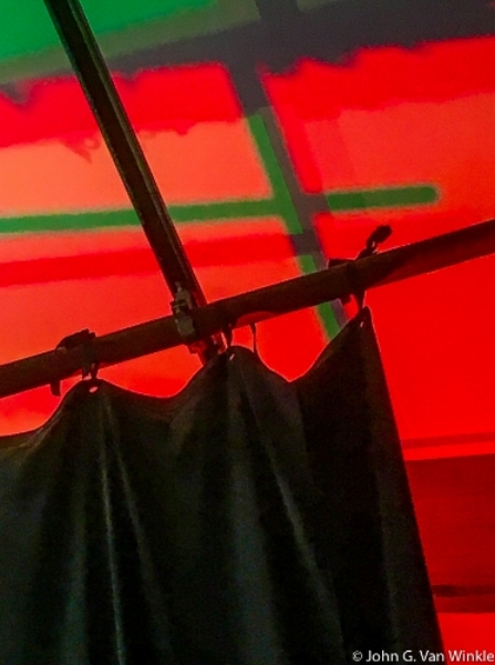 Fly Curtain and Colorful Shadows