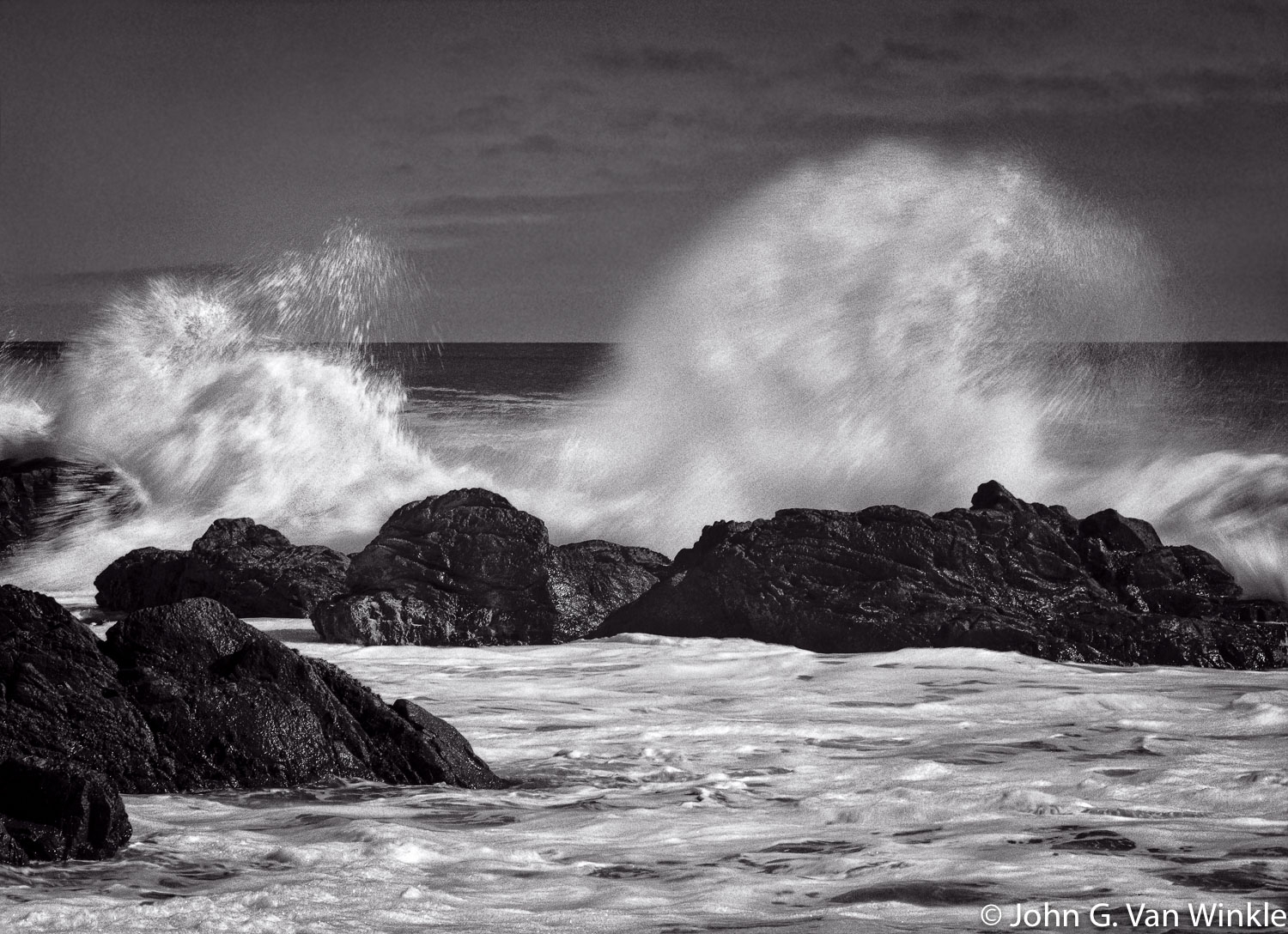 Wave Action, Pebble Beach, California
