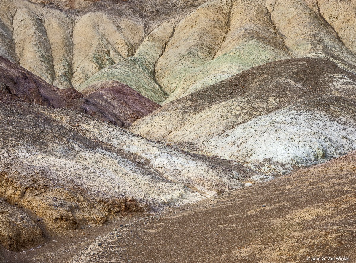 Drainage Patterns, Death Valley, CA,