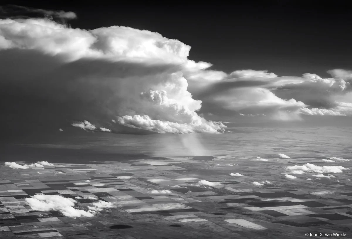 Storm Clouds, Approaching the Denver Airport