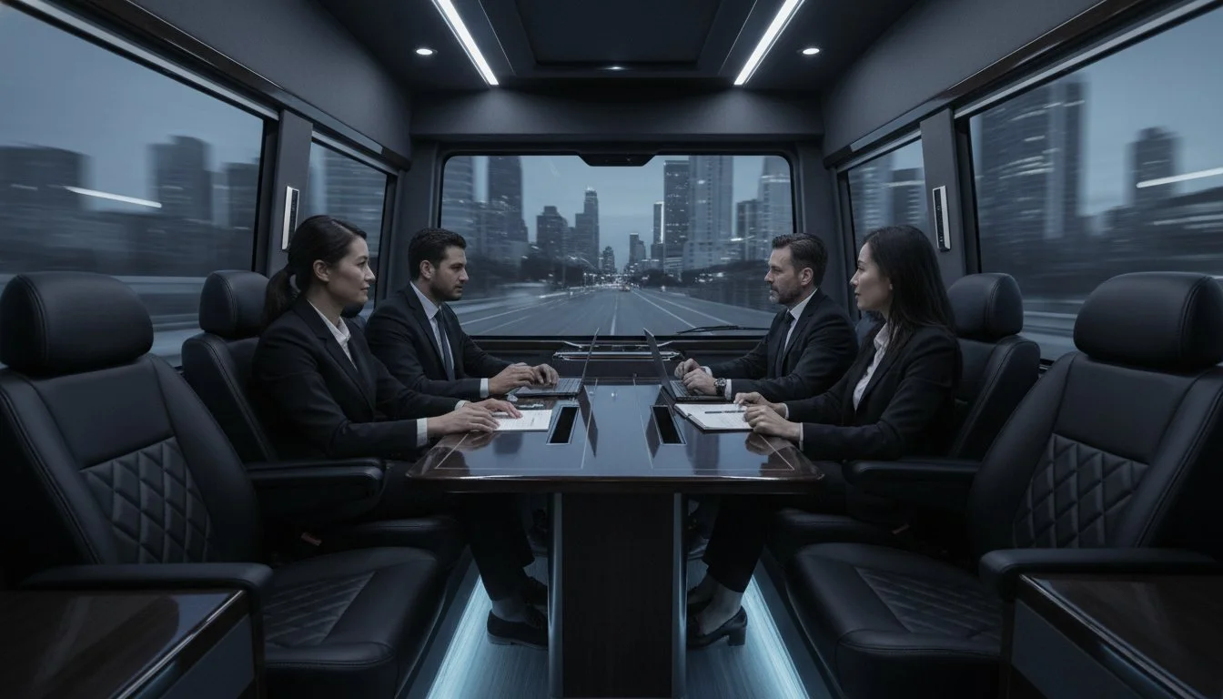 Strategic Uses for a Chauffeured Sprinter Van: The Executive Mobility Guide