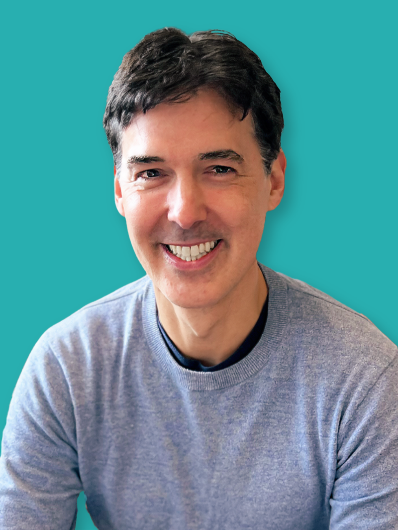 Therapist Nat Roman smiling