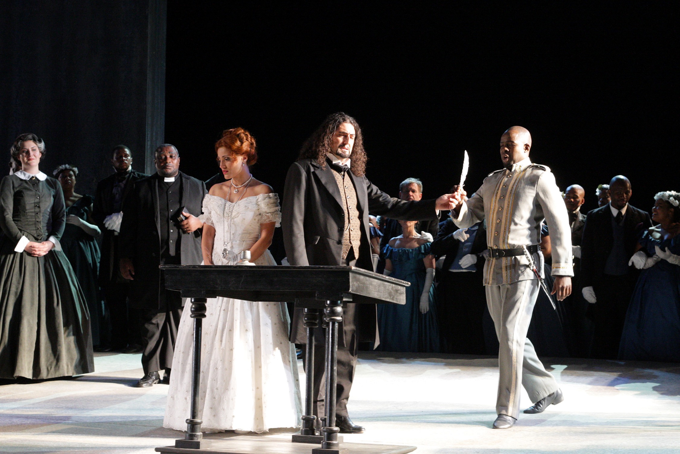   Lucia di Lammermoor  - Bronwen Forbay Enrico - Paulo Ruggiero Raimondo - Xolela Sixaba Arturo - Mthunzi Mbombela Alice - Monika Voysey Cape Town Opera Chorus Cape Town Opera 