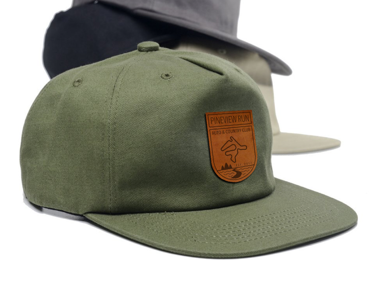 Strapback with Leather Patch Logo