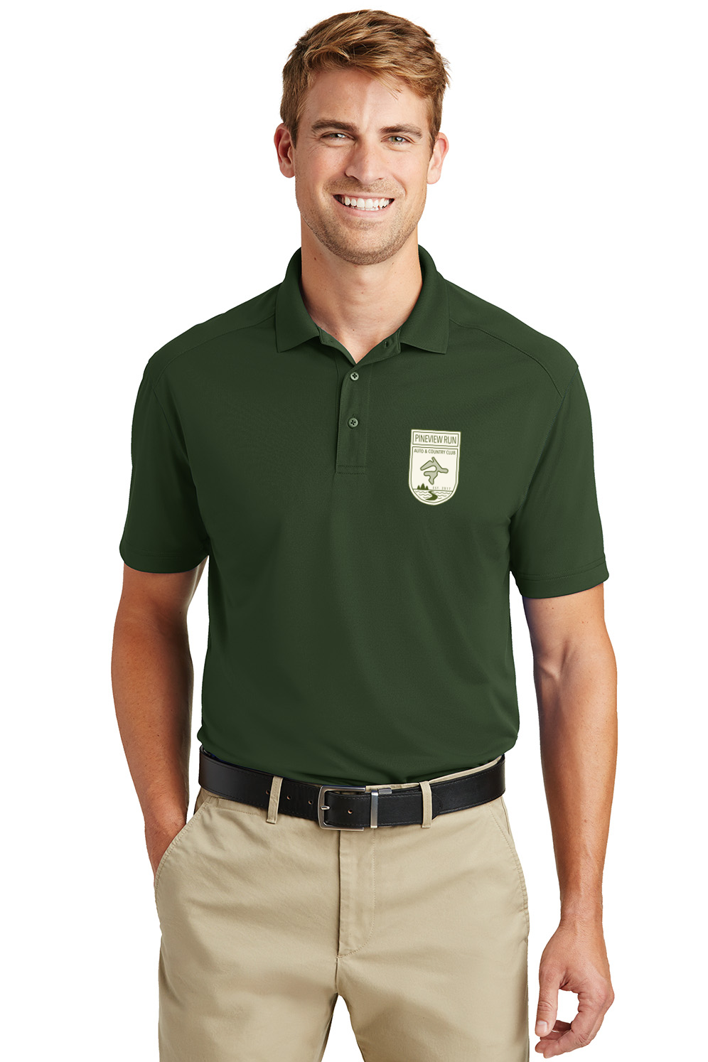 Polo with Patch Logo