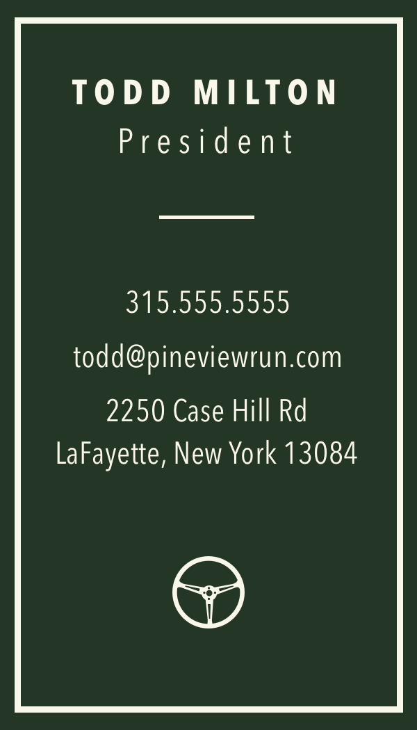 Business Card - Back