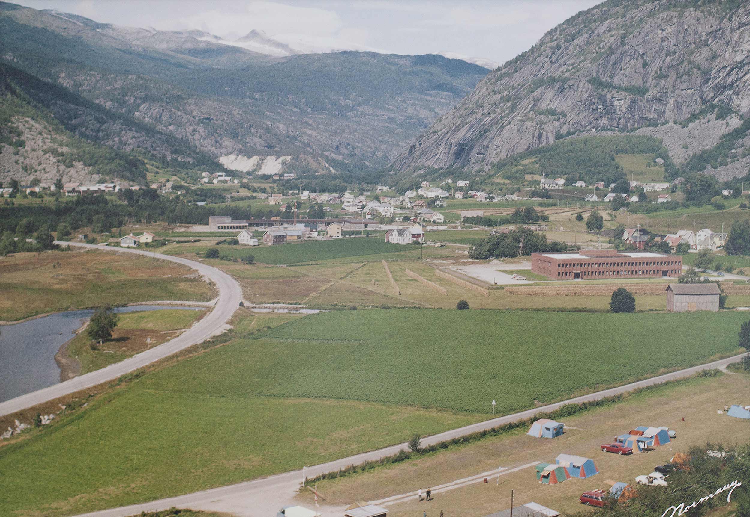 Gaupne, Luster kommune in 1970, 18 years before NTP was born. PHOTO: NTP