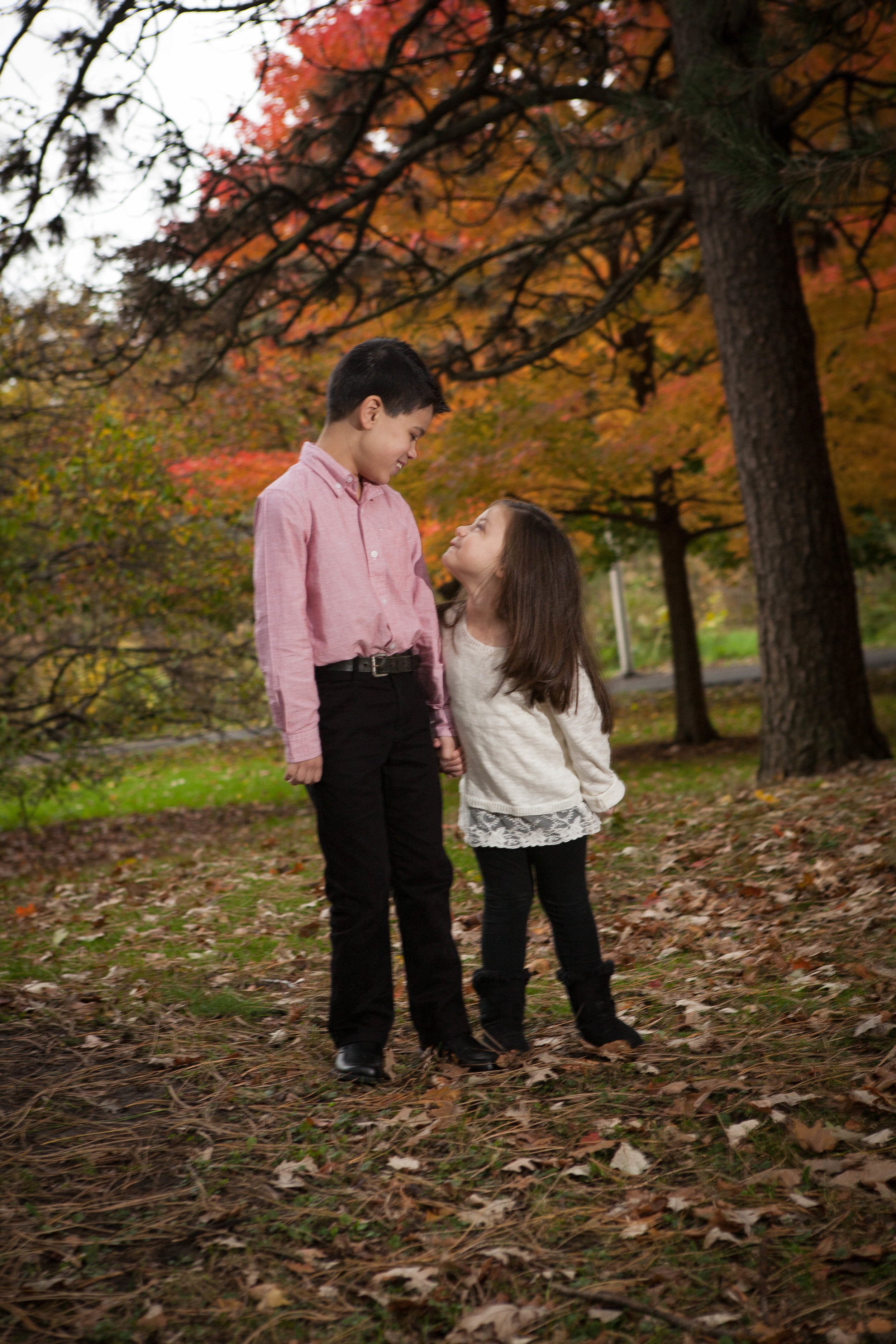 brother and sister portrait in chicago